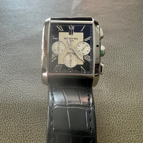 Raymond Weil Don Giovanni Black Dial Chronograph Automatic Watch 4875 Swiss Made